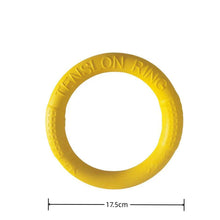 将图片加载到图库查看器,Durable Dog Ring Toy – Indestructible Flying & Chewing Training Toy