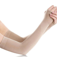 将图片加载到图库查看器,Unisex One Size Compression Cooling Sleeves UV Sun Protection Cooling Arm Sleeves With Thumb Hole Compression Sports Tattoo Cover Up Sleeve For Sports Long Arm Cover Anti-Slip Warmers Outdoor Sports Sunblock Cover