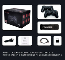 Load image into Gallery viewer, New GD10 Game Stick 128g 4k HD Video Game Console Dual Wireless 2.4g Controller Retro Console 10000+ Game for PSP