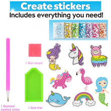将图片加载到图库查看器,Big Gem Diamond Painting Kit - DIY Mosaic Art & Sticker Craft for Kids
