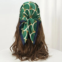 Load image into Gallery viewer, Luxury Satin Silk Square Scarf – Shawl, Hijab & Fashion Wrap 2023