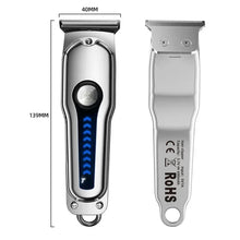 Load image into Gallery viewer, Electric Hairdresser Shaving Head Pusher Electric Pusher Clipper Hair Precision USBCharging Hair Trimmer for Men Home Appliances