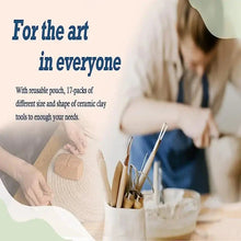 Load image into Gallery viewer, Pottery Clay Sculpting Tools Kit - 8-61 Pcs for Carving, Shaping & Modeling