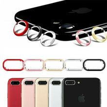 将图片加载到图库查看器,2 In 1 Metal Camera Lens Protector For Iphone 7 8 Plus X Lens Protective Circle Ring Cover With Tempered Glass For Iphone X Scratch Resistant Hd Tempered Glass Camera Screen Protector