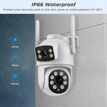 Load image into Gallery viewer, 8MP 4K Outdoor Wifi Security Camera Dual Lens Dual Screens Video Surveillance Camera Home Smart Human Detection ICSEE APP