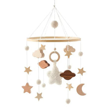 将图片加载到图库查看器,Wooden Baby Rattle Crib Mobile Holder for Newborns
