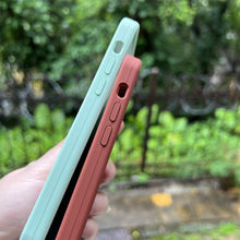 Load image into Gallery viewer, Unique Solid Color Soft Silicone Phone Cases For iPhone 13 12 11 14 Pro Max X XR XS Case For iPhone 12 13 Pro 7 8 SE Cover Silicone Phone Cover Ultra Slim Shockproof Protective Case for iPhone 14