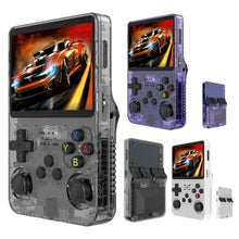 Load image into Gallery viewer, Open Source R36S Retro Handheld Video Game Console Linux System 3.5 Inch IPS Screen Portable Pocket Video Player R36S 64GB Games