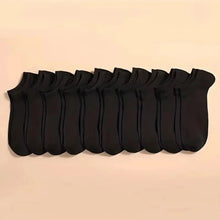 Load image into Gallery viewer, 10PCS Men’s Mid-Calf Cotton Socks – Solid Color, Versatile for All Seasons