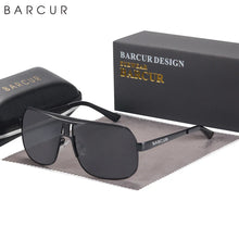 将图片加载到图库查看器,BARCUR Polarized Sports Sunglasses for Men Fashionable Fishing Driving Hiking and Outdoor Eyewear UV400 Protection Gradient Lenses