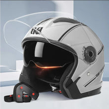 Load image into Gallery viewer, Motorcycle Dual Visor Flip Up Modular Full Face Helmet Anti-fog Street Bike Racing Helmet for Women, Men, 4 Colors