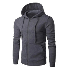 Load image into Gallery viewer, Men’s Autumn Zipper Hoodie – Slim Fit Long Sleeve Casual Sweatshirt Jacket