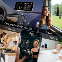 Load image into Gallery viewer, 360° Foldable Vacuum Magnetic Phone Holder, Magnetic Car Phone Mount, Hands-Free Suction Cup Phone Holder for Smooth Surface
