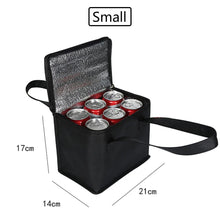 Load image into Gallery viewer, Portable Lunch Cooler Bag Folding Insulation Picnic Ice Pack Food Thermal Bag Drink Carrier Insulated Bags Food Delivery Bag