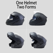 Load image into Gallery viewer, BLD Personalised Motorcycle Full Face Helmet Men Women Fashion Dual Lens Helmets Motocross Racing Modular Flip Up Casco Moto