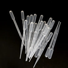 Load image into Gallery viewer, 20 Pieces of Scientific Laboratory Transfer Pipette 3ML Plastic Transparent Disposable Safety Dropper Graduation Supplies