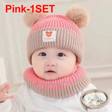 Load image into Gallery viewer, Cute Winter Kids Hats for Girls & Boys Soft Wool Fleece Ear Protection