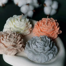 Load image into Gallery viewer, 3D Peony Flower Silicone Candle Mold – DIY Relief Candle, Soap & Resin Mold for Handmade Crafts, Gifts & Home Décor