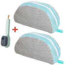 将图片加载到图库查看器,Shoe Washing Machine Bag with Brush Set – Durable Laundry Cleaner (1–4PCS)