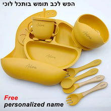 Load image into Gallery viewer, Baby Feeding Plate Set Suction Bowl Silicone Tableware 6PCS
