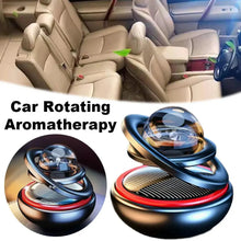 将图片加载到图库查看器,Solar Power Car Perfume – Rotating Aromatherapy Air Freshener & Car Decor