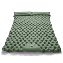 将图片加载到图库查看器,Double Inflatable Camping Mattress – Ultralight Folding Sleeping Pad with Built-in Pump