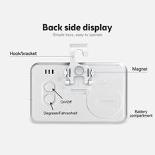Load image into Gallery viewer, Digital Fridge / Freezer Thermometer Household Thermograph Humidity Meter IPX3 Waterproof LCD Display Wireless & Hanging Hook