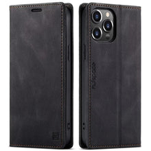 Load image into Gallery viewer, Vintage Wallet Case Card Holder Kickstand Built-in Magnetic Flip Leather Case for iPhone Leather Cases for iPhone 14 13 12 11 Pro Max Mini XR XS Max 8 7 6s Plus Wallet Flip Cover