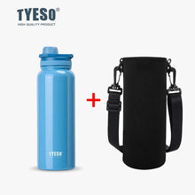 Load image into Gallery viewer, Stainless Steel Insulated Water Bottle (600-1200ml) | Hot & Cold Thermal Tumbler with Handle | Portable Vacuum Flask for Sports & Travel