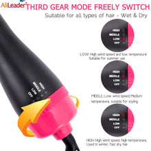 Load image into Gallery viewer, 4-in-1 Hair Dryer Brush – Straightener Curler Volumizer