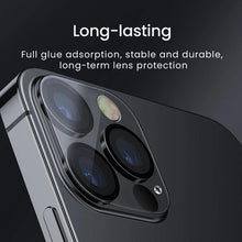 Load image into Gallery viewer, 3Pcs Camera Lens Glass for IPhone 13 14 Pro Max 11 12 Pro Protective Glass Camera Lens Protector for IPhone 13 14 Glass Camera Lens Protector Compatible for iPhone