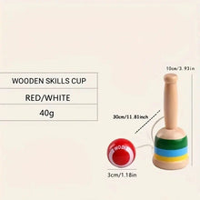 Load image into Gallery viewer, Montessori Wooden Skill Sword Cup Toy – Educational Throw & Catch Game