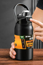 Load image into Gallery viewer, Stainless Steel Insulated Water Bottle with Straw (40oz) | Keeps Drinks Cold for 24 Hrs & Hot for 8 Hrs | Leakproof Vacuum Flask for Sports & Travel
