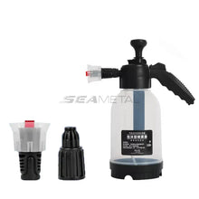 Load image into Gallery viewer, SEAMETAL 2L Car Wash Spray Bottle Foam Sprayer Hand Pump Foam Sprayer Car Air Pressure Spray Washer Auto Window Cleaning Tools