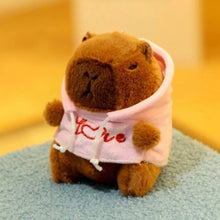 Load image into Gallery viewer, Cute Capybara Plush Toy Hoodie – Small Winged Stuffed Doll for Kids