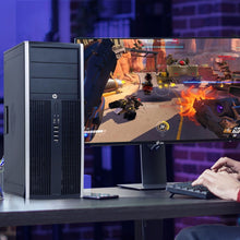 Load image into Gallery viewer, HP Tower Compaq Business Gaming Desktop Intel 3.20GHz 256GB SSD + 500GB HDD