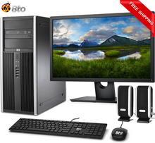 Load image into Gallery viewer, HP Tower Desktop Business PC Intel 3.10GHz 500GB HDD with 19" LED Wifi Speakers Windows 11