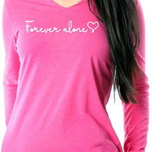 Load image into Gallery viewer, Forever Alone Tapered Long Sleeve Hoodie
