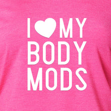 Load image into Gallery viewer, I Love My Body Mods Tapered Long Sleeve Hoodie