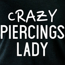 Load image into Gallery viewer, Crazy Piercings Lady Tapered Long Sleeve Hoodie