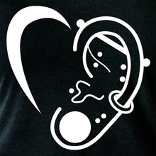 Load image into Gallery viewer, Modified Ear Heart Tapered Long Sleeve Hoodie