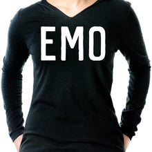 Load image into Gallery viewer, Emo Tapered Long Sleeve Hoodie