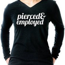 将图片加载到图库查看器,Pierced & Employed Tapered Long Sleeve Hoodie