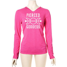 Load image into Gallery viewer, Pierced Goddess Tapered Long Sleeve Hoodie