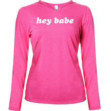 将图片加载到图库查看器,Hey Babe Tapered Long Sleeve Hoodie