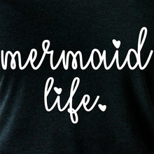 Load image into Gallery viewer, Mermaid Life Tapered Long Sleeve Hoodie