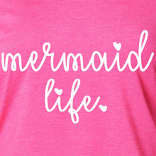 Load image into Gallery viewer, Mermaid Life Tapered Long Sleeve Hoodie