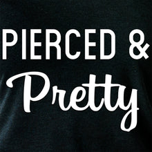 Load image into Gallery viewer, Pierced & Pretty Black Tapered Long Sleeve Hoodie