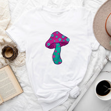 Load image into Gallery viewer, Funky Floral Mushroom Tee Shirt