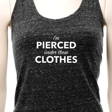 Load image into Gallery viewer, I'm Pierced Under These Clothes Cosmic Twist Back Tank Top